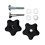 Kit di pomello, vite e rondella (2 pezzi) 107-3844 2