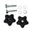 Kit di pomello, vite e rondella (2 pezzi) 107-3844 4