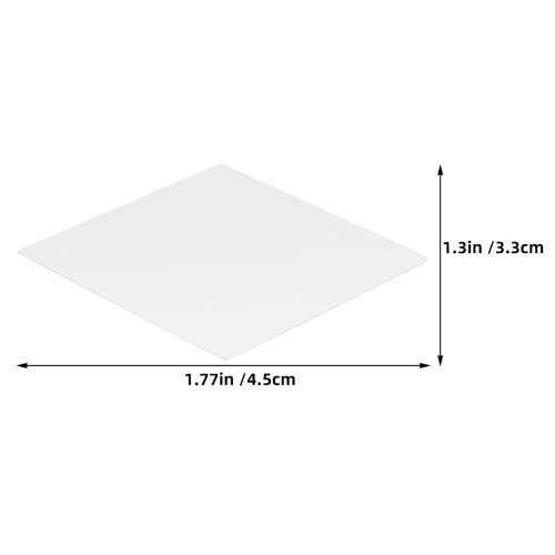 White Paper Piercing Templates for Sewing Crafts 500 pcs 1