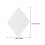 White Paper Piercing Templates for Sewing Crafts 500 pcs 7
