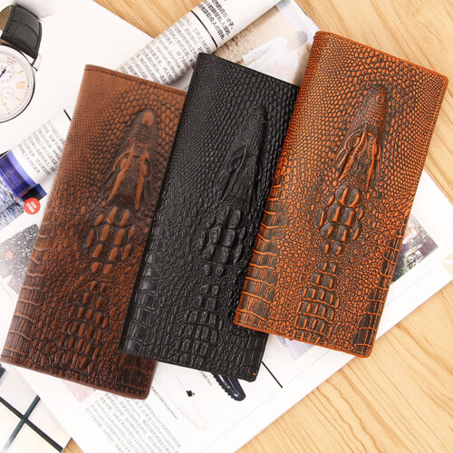 Men's Alligator Wallet Bifold with ID Card Holder 1
