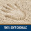 Chenille badmat 24x20 inch beige antislip 5