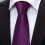 Men's Silk Tie Extra Long Solid Color Wedding Necktie 6
