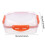 Boîte à lunch portable micro-ondable pour pain, riz et sandwich 3