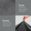 Fleece Blanket Twin Size Grey Luxury Anti-Static Fuzzy Soft Microfiber Bed Blanket 5
