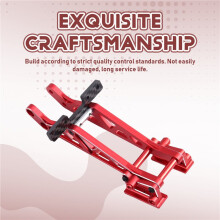 1 Set di Supporti per Ala Posteriore Regolabili In Metallo CNC per Losi 1/24 Micro-B 2WD LOS-1770S Rc Car, Colore Rosso