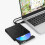 Type-C + USB 3.0 External Drive - 24X High-Speed, Multi-Function CD/DVD Burner Writer Adapter 2