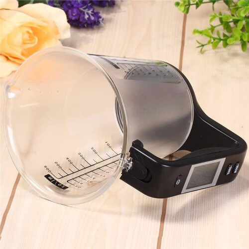 1Pcs Digital Kitchen Electronic Measuring Cup Scale with LCD Display for Precise Cooking and Baking 2