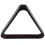 Suporte triangular para bolas de bilhar Worgeous em madeira, cor preta, resistente e durável. 12,7 cm (5 polegadas). 4