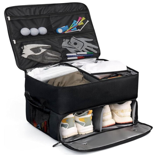Trunk Organizer with Separate Ventilated Compartment , Waterproof  Locker Bag  Accessories 2