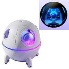 Mini Umidificatore a Capsule da 220ml, 110x110x119mm, Luci Notturne a Colori