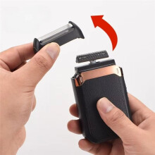 Electric Beard Trimmer for Men,Waterproof Portable Cordless Rechargeable Trimmer, Wet & Dry Shave with USB Charging