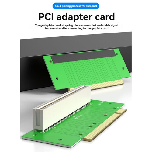 PCI-Express 16X Riser-Kaart 270-Graden Adapterkaart Computerserver PCIe-Socketadapter 1