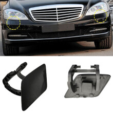 Car Left Front Bumper Headlight Washer Spray Nozzle Cover 2218801305 for - S Class W221 2009-2013