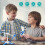 6-in-1 Solar Science Set Educational DIY Robot Kit Light Powered Toys, Multiple Assembly Shapes 4