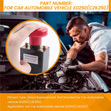 ED250(CZK250) 48V Interruttore di Disconnessione di Emergenza Interruttore A Pulsante per Autoveicoli
