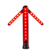 LED Emergency Roadside Flares Light Foldable Safety Bar Light Magnetic Stand Warning Signal SOS Lamps