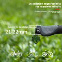 Bike Rear View Mirror 360 Adjustable Bicycle Mirrors 21-22mm Side Mirrors 2 Kit