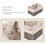 Wicker Basket for Remote Control Fabric Storage Bins Desktop 3