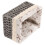Wicker Basket for Remote Control Fabric Storage Bins Desktop 4