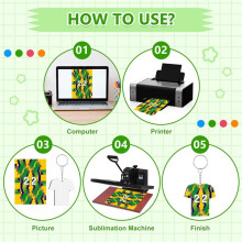 60 Set Sublimation Keychain Blanks, Shirt Shape Sublimation Keychains Blank Bulk for DIY Key Chains Crafting