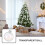 Iridescent Clear Christmas Ornament Balls 12pcs 5