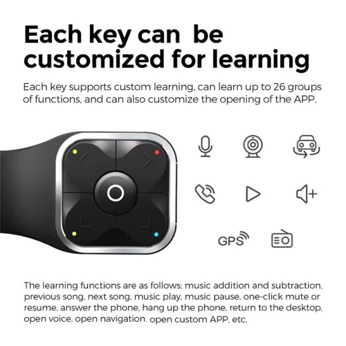 Wireless Car Steering Wheel Controller Button for Android Car Radio DVD GPS Multimedia Navigation Remote Control BT SWC