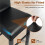 PU Leather Bar Stool Covers with Backs, 4 Pack Stretch Waterproof Bar Stool Chair Covers Washable Barstool Covers 6