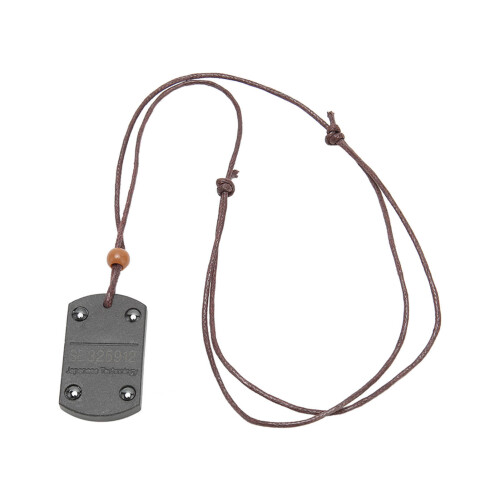 Negative Ion Volcanic Stone Pendant, Adjustable, Promotes Circulation