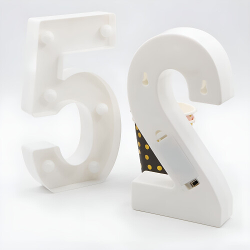 Décorations pour un 50e anniversaire : Centres de table lumineux 2