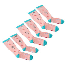 3 paires de chaussettes de compression à large mollet, taille plus, collants de soutien au genou en nylon
