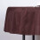 Nappe ronde en polyester marron chocolat 178 cm (70 pouces) 2