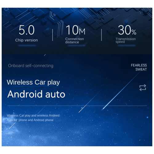 Ασύρματος μετατροπέας CarPlay 2 σε 1 για Android Auto, ασύρματος μετατροπέας CarPlay για Android 1