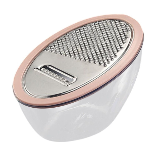 Stainless Steel Multi-Functional Grater with Three Thickness Settings - Kitchen Shredder with Storage Box and Hanging Hook 1