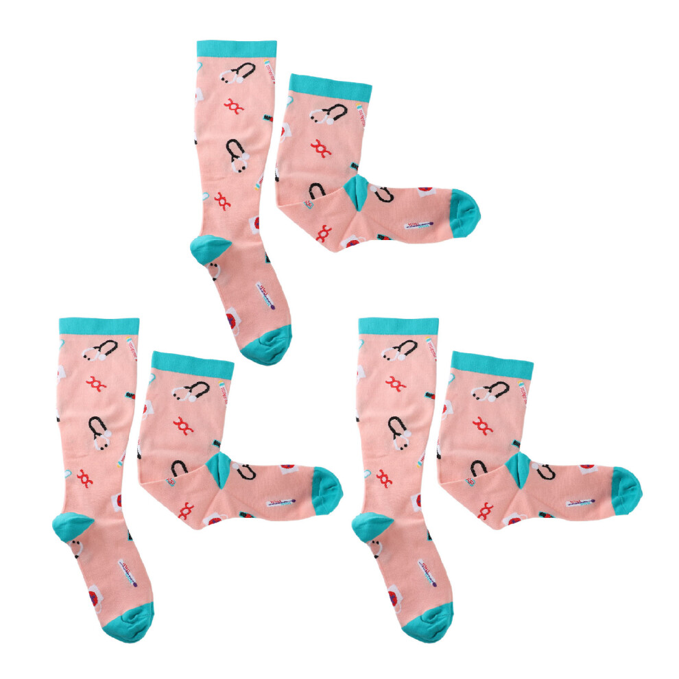 Plus Size Extra Wide Calf Compression Socks Men Women Knee High Nylon XXXXL