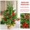 2ft Mini Christmas Tree with 60 Tips, Pine Cones & Berries – Small Tabletop Artificial Pine Tree for Xmas Home Décor 6