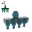 4-Way Water Splitter for Garden Hose, ABS Plastic 5