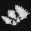 FRCOLOR Christmas Tree Die Artificial Cuts for Card Making Xmas Trees Silver 3