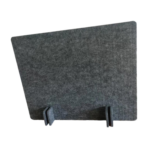 Filt skrivebordsdeler 40x80cm mørkegrå 1