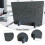 Acoustic Desk Divider Table Divider Practical Soundproof Portable Felt Desk Partition Decrease Noise for Home Dormitory Exams Dark Gray 6
