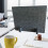 Acoustic Desk Divider Table Divider Practical Soundproof Portable Felt Desk Partition Decrease Noise for Home Dormitory Exams Dark Gray 7