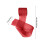 Fita de chiffon amassada com glitter e cetim, 25 mm x 10 m 3