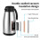 Carafe isotherme à double paroi 2 L 6
