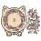 Kattformat träpussel Morandi Color 135 bitar 7