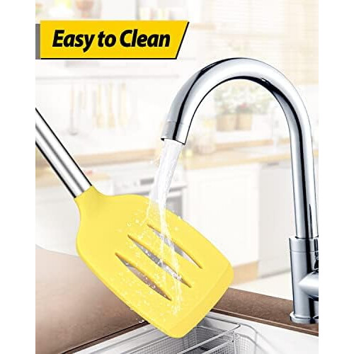 Espátula de silicone antiaderente, resistente ao calor e livre de BPA. 2