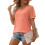 Γυναικεία Casual T-shirts με V λαιμόκοψη, Ελβετικές, Πουά, Φουσκωτές, Διαφανείς Μπλούζες 3