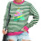 Dames sweatshirt met kerstprint, lange mouwen. 5