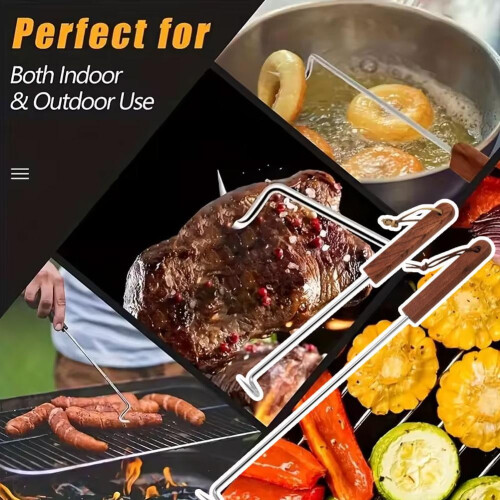 Grillmat Flipper Kött Flipper Krok Pigtail Mat Stee E3E0 1