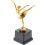 2pcs Dance Competition Trophy Dance Trophy Exquisite Dance Trophy Ballet Students Dance Trophy 7
