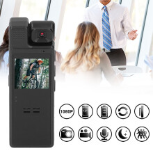 Cámara corporal 128GB 1080P 1.3in Negro 180